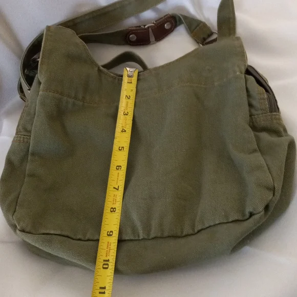 COPY - Women or men's army green cloth bag - Picture 5 of 9